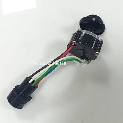 163-6710 1636710 Round Plug Throttle Knob Fuel Dial Switch For E312 E320 E320V2 Rotary Switch Excavator Parts