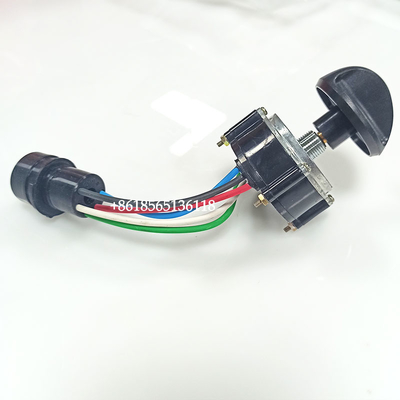 163-6710 1636710 Round Plug Throttle Knob Fuel Dial Switch For E312 E320 E320V2 Rotary Switch Excavator Parts
