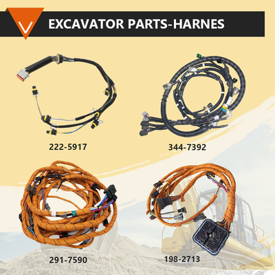 Excavator External Wire Harness for Caterpillar 320C 320CL Chassis Wire Harness 186-4605 1864605