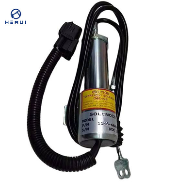 24V 11N6-66090 Stop Solenoid Valve Excavators R210LC-7H R220LC-7H