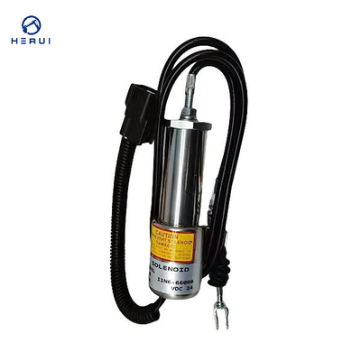 24V 11N6-66090 Stop Solenoid Valve Excavators R210LC-7H R220LC-7H