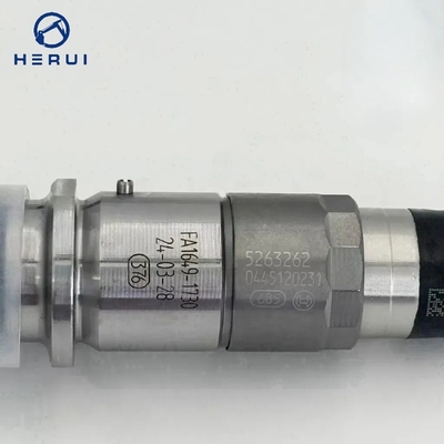 6D107 Engine Excavator Spare Parts Fuel Injector For Komatsu PC200-8 PC240-8 Fuel Injector 6754-11-3100 0445120059