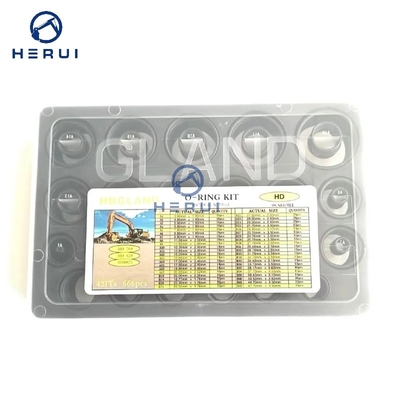Excavator Seal Kit O-Ring Box Rubber Excavator Hydraulic Seal Kit