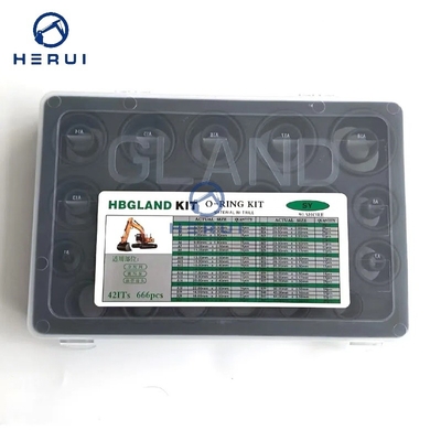 Excavator Seal Kit O-Ring Box Rubber Excavator Hydraulic Seal Kit
