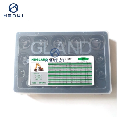 Excavator Seal Kit O-Ring Box Rubber Excavator Hydraulic Seal Kit