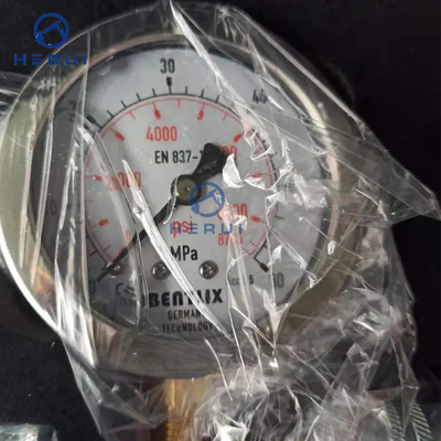 Hydraulic Pressure Test Kit 3 Gauges for Excavators Pressure Gauge Diagnostic Tools