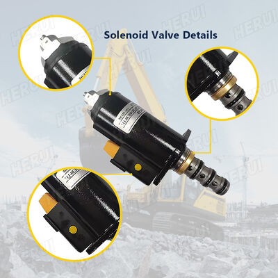 Excavadora Solenoide Solenoid Valve Coil Block Set Excavator Solenoid Valve for  Hyundai  Hitachi Doosan