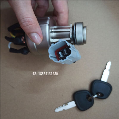 High Quality Ignition Switch 2 Keys 4TVN94 for Yanmar Hyundai Excavator R55-7 R60-7 Excavator Engine  Parts