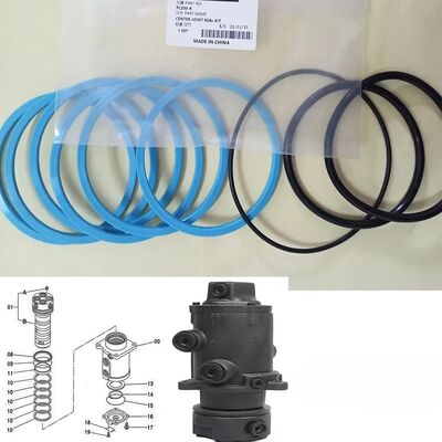 PC200-8 Center Joint Seal Kit for Komatsu Excavator Center Joint Repair Kit High Quality Oil Seal