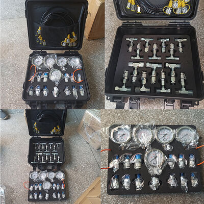 Excavator Hydraulic Pressure Gauge Kits Excavator  Diagnostic Tool for 