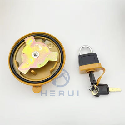 7x7700 Excavator Spare Parts Fuel Tank Cap With Lock for E320b E320c E320d Cover 320b 320c 320d
