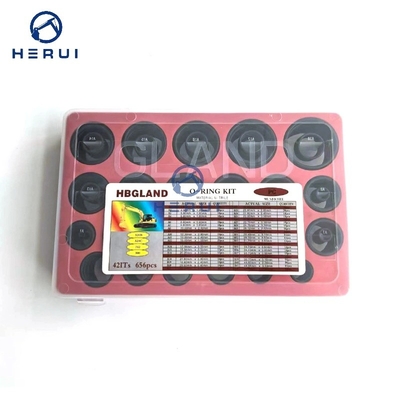 656 PCS Rubber Repair Seal O-Ring Box Excavator Hydraulic Seal Kit