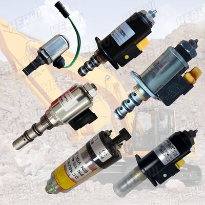 Excavadora Solenoide Solenoid Valve Coil Block Set Excavator Solenoid Valve for  Hyundai  Hitachi Doosan