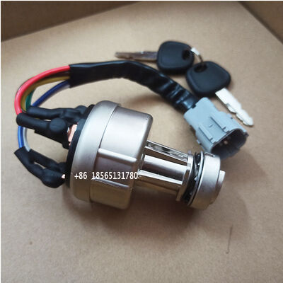 High Quality Ignition Switch 2 Keys 4TVN94 for Yanmar Hyundai Excavator R55-7 R60-7 Excavator Engine  Parts