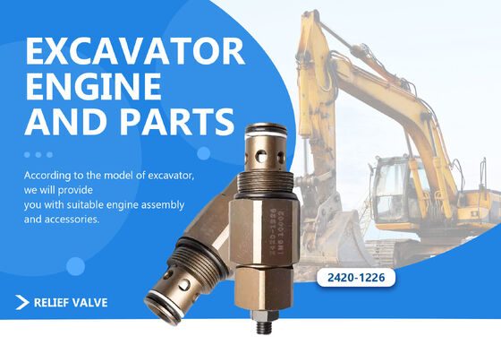 723-40-91200 7234091200 Relief Valve for Komatsu  PC200-7 PC200-8 Excavator Spare Parts