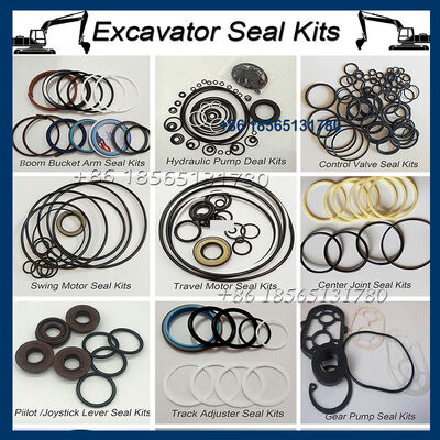 For Doosan Daewoo Excavator Repair Kit DH220-6 BOOM/ BUCKET/ ARM Cylinder Seal Kit Main Pump Seal Kit