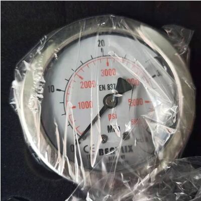 Hydraulic Pressure Test Kit 3 Gauges for Excavators Pressure Gauge Diagnostic Tools
